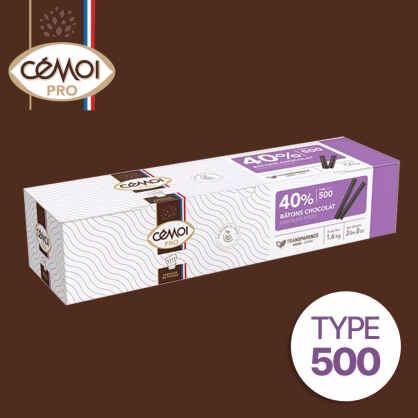 세모아 초콜릿 스틱 40% 1.6kg 타입500  스틱초콜릿 스틱초코