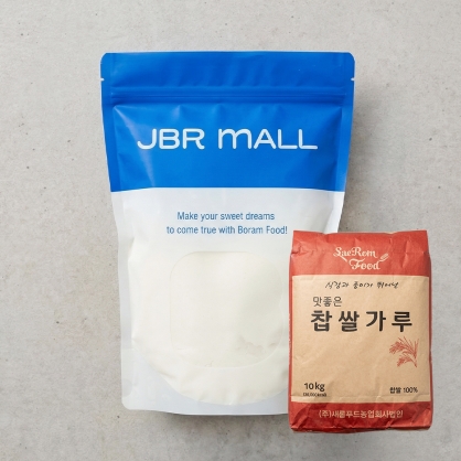 (소분) 새롬 찹쌀가루 1kg 국내산 건식 찹쌀 버터떡