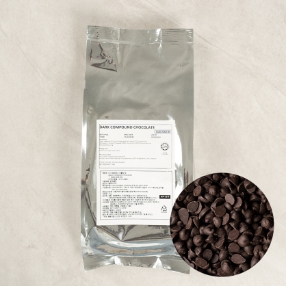 다크 컴파운드 초콜릿 칩 1kg 초코칩쿠키 초코칩 토핑