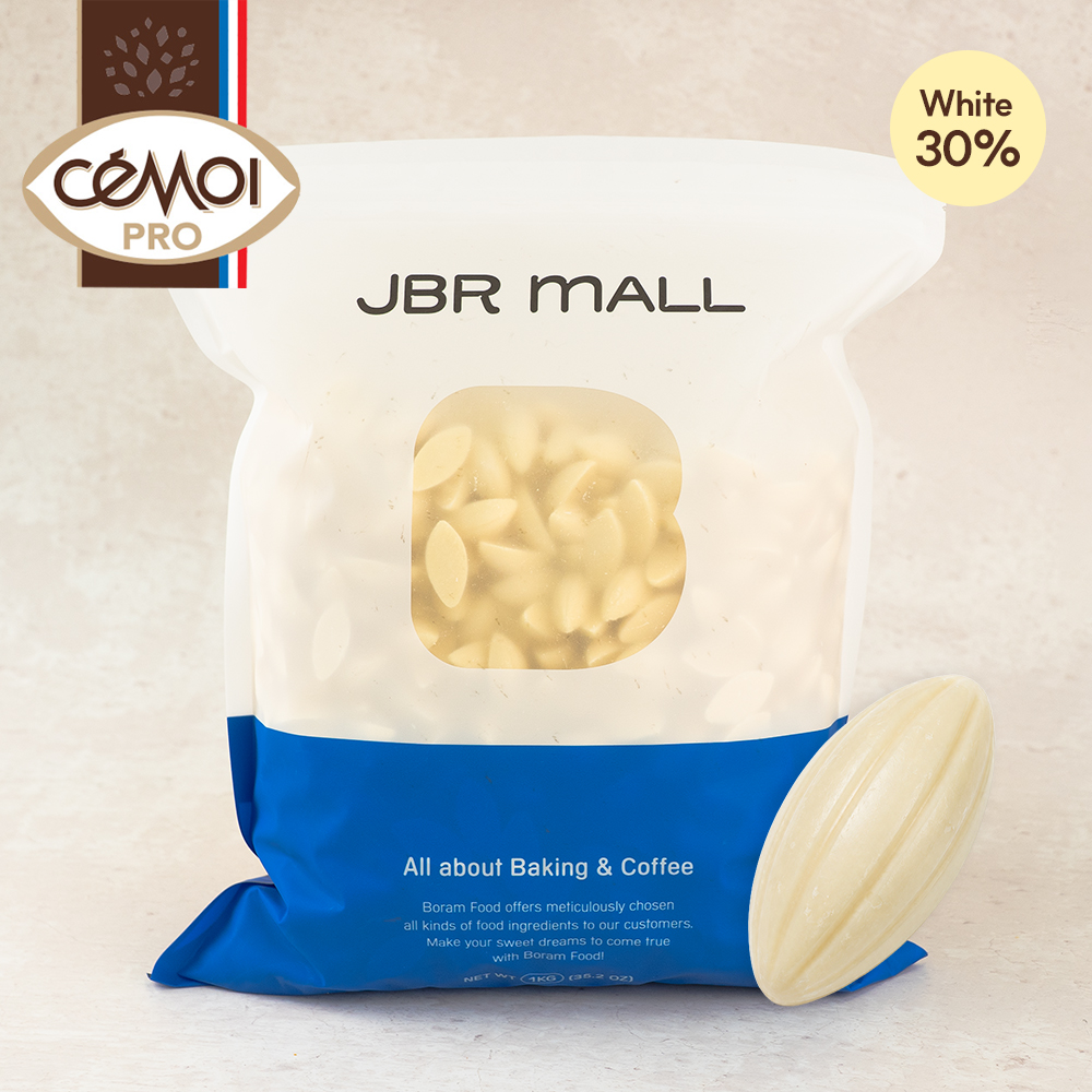 (소분) 세모아 트레디션 화이트 커버춰 초콜릿 30% 2.5kg 프랑스