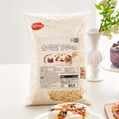 햇쌀마루 순백쌀가루믹스 3kg 국산 쌀케익 쌀빵 습식