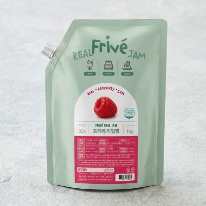 프리베 리얼잼 라즈베리 1kg 라즈베리잼 과일잼 리플잼