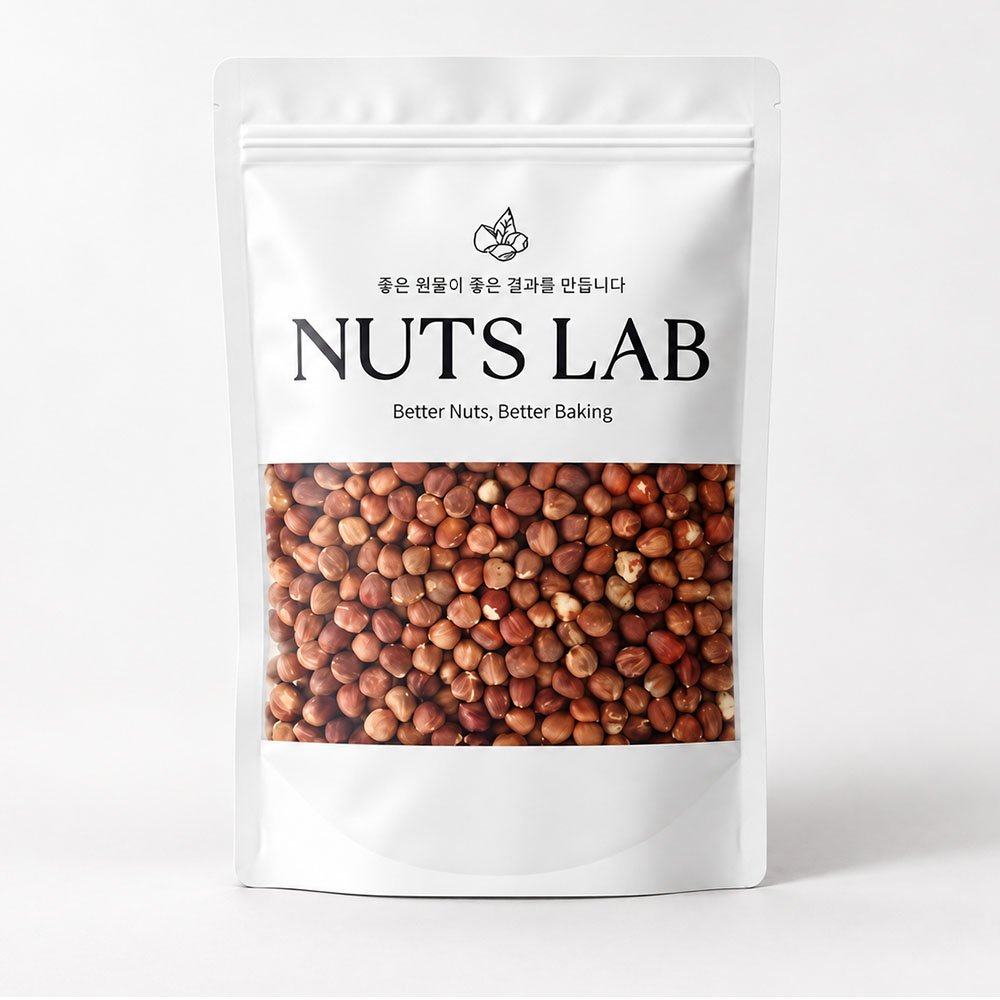 넛츠랩 생 헤이즐넛 1kg 유피 헤즐넛 통 홀