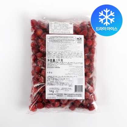 카프리 냉동 딸기 IQF 1kg 폴란드산 (드라이아이스포장)