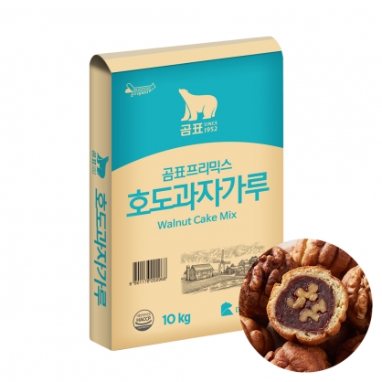 (발송지연) 곰표 프리믹스 호도과자가루 10kg 호두과자믹스