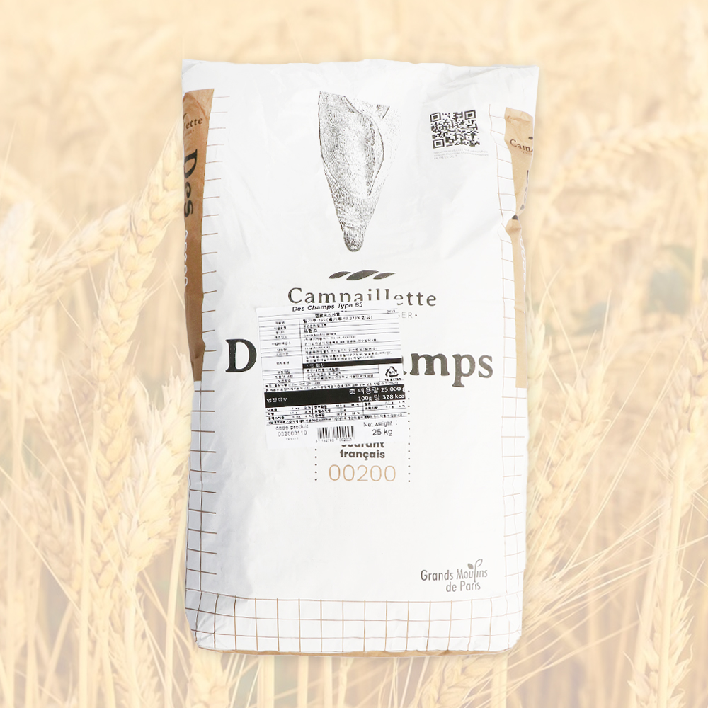 그랑물랑 프랑스 밀가루 T65 영양강화 25kg 베이크플러스