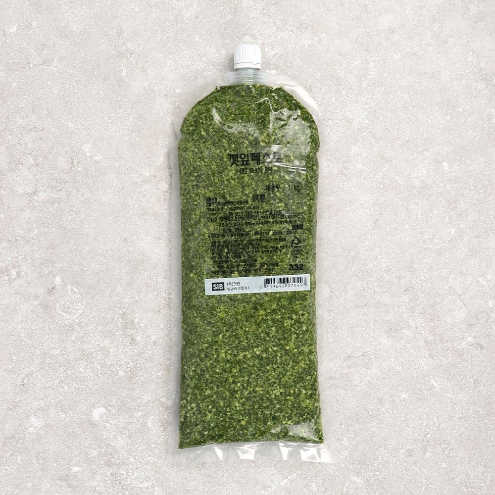 선인 깻잎 페스토 1kg 냉동 국산 고풍미 밀양 깻잎
