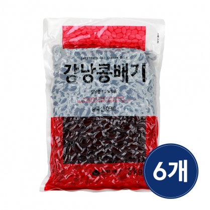 (1박스) 대두식품 강낭콩배기 2kg×6개