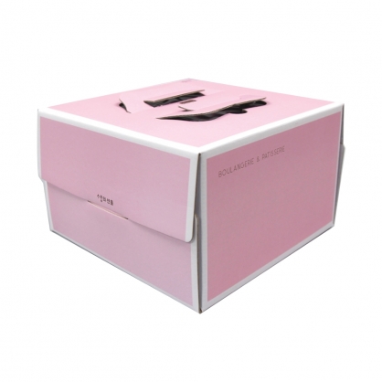 (25개묶음) 사랑의선물 핑크 (2호) 케익박스 케익상자