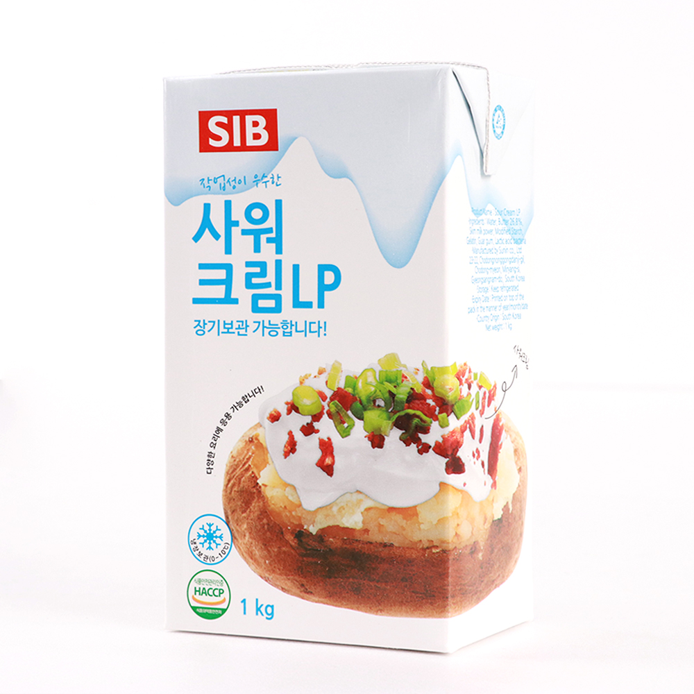 선인 사워크림 LP 1kg 샤워크림 요거트 샐러드 드레싱 소스