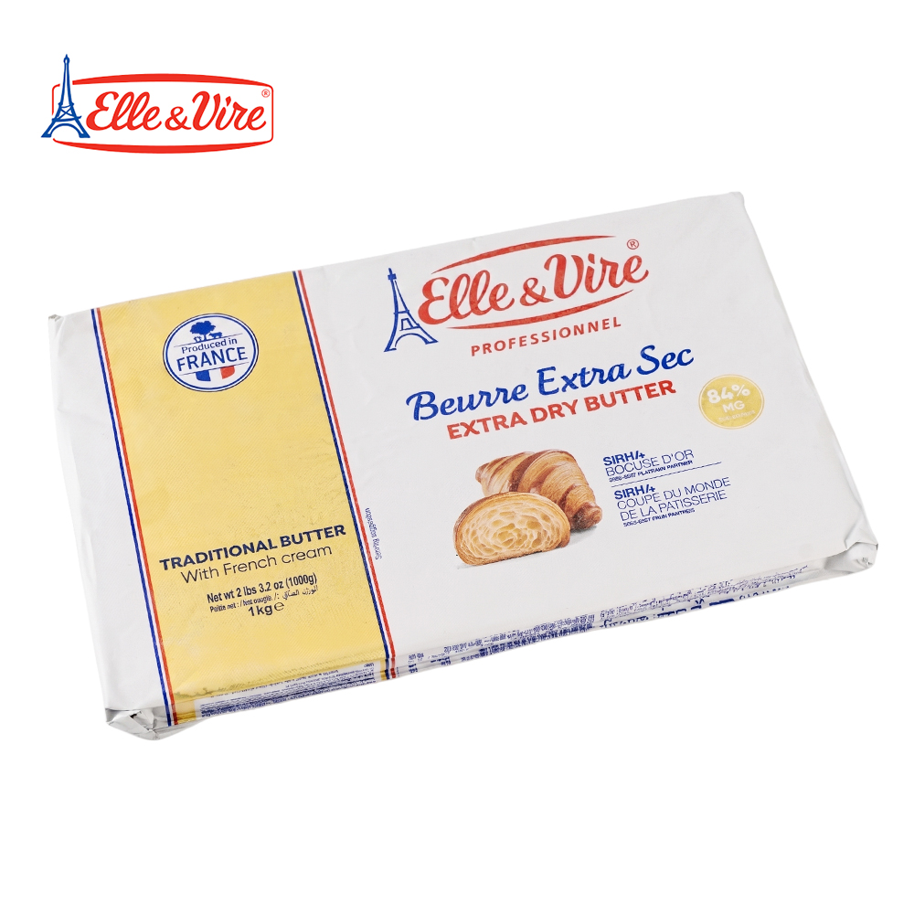 엘르앤비르 엑스트라 드라이 버터시트 1kg 판버터