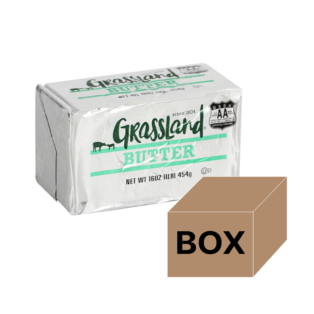 (1박스) 그라스랜드 버터 453g 36개 (16.3kg) 냉동 무염 글라스랜드 (유통기한24.6.14)