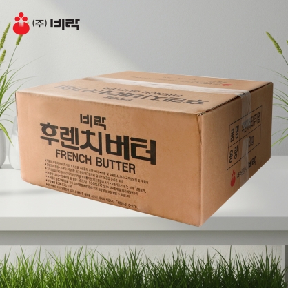 (발송지연) 비락 후렌치 버터 12kg 냉동 무염 국산 천연버터