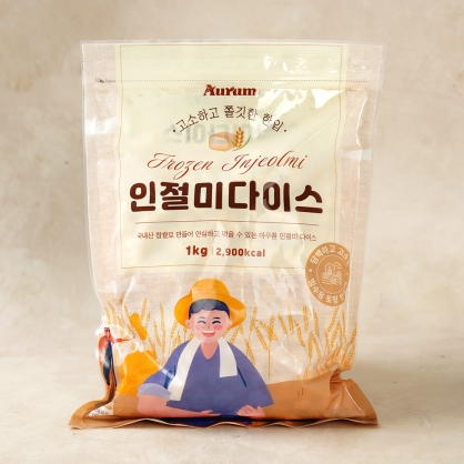 인절미 다이스 1kg 팥빙수 떡 재료 토핑 냉동