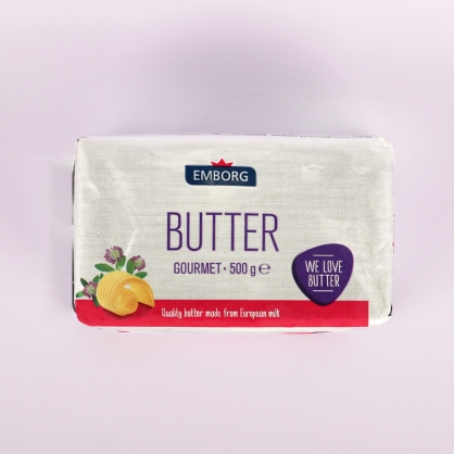(패키지파손할인) 엠보그 버터 무염 500g 벨기에 냉동 발효 (임박상품 소비기한24.10.21)