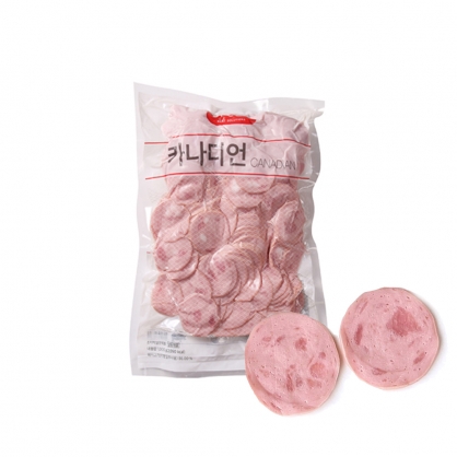 (발송지연) 에쓰푸드 카나디언 1kg (돼지고기 86%) (냉동) /피자햄